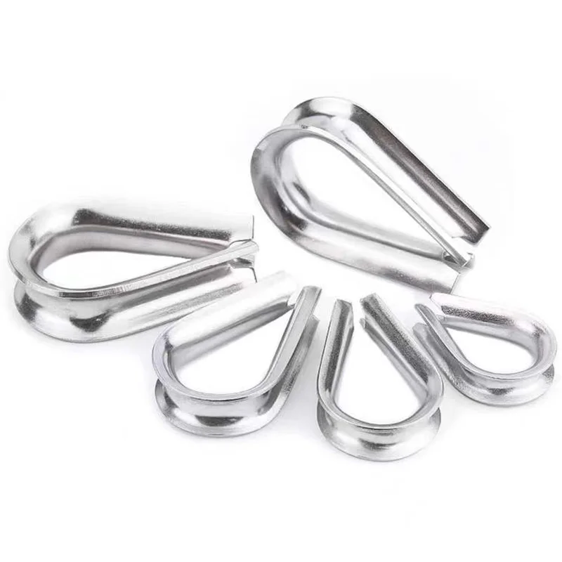 Factory Price Rigging Hardware Stainless Steel 304/316 G414 Wire Rope Thimble