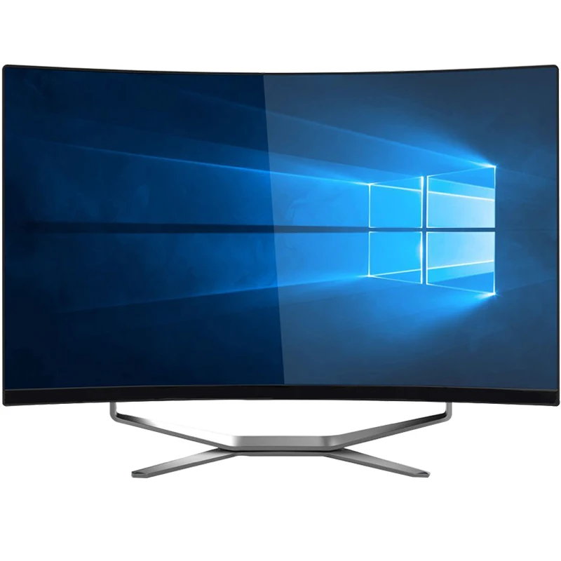 Hot selling Gaming desktop computer 22 24 27  inch in All-in-one PC curved screen All in one pc i7 i5 i3 AIO for Office Home