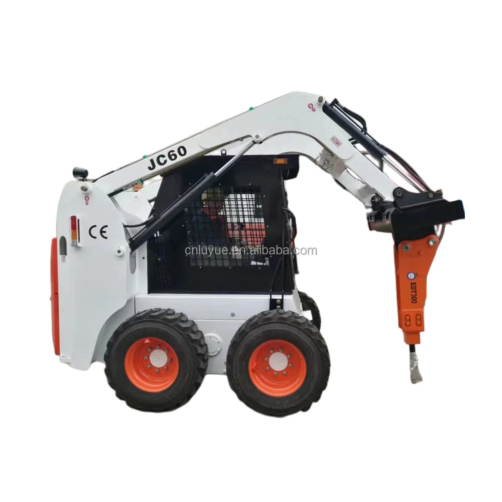 60HP JC60 грузовой погрузчик с грузоподъемностью 850kgs емкость ведра 0.4CBM Прямая продажа завода