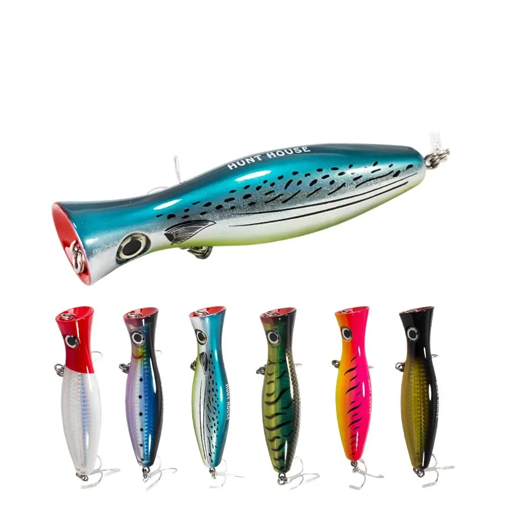 120mm 160mm 200mm oem topwater hard popper lerrue lure popper