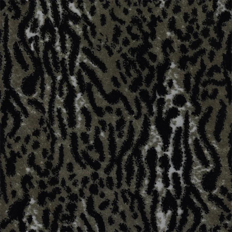 780 Gsm High Quality High Weight Tiger Stripe Jacquard Cut Velvet Fabric