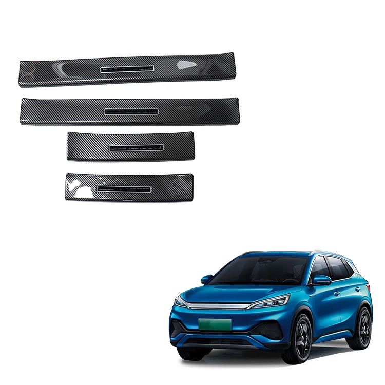 High Quality New Style ABS Threshold Guard Plate Door Sill Guard For BYD ATTO 3 Yuan Plus