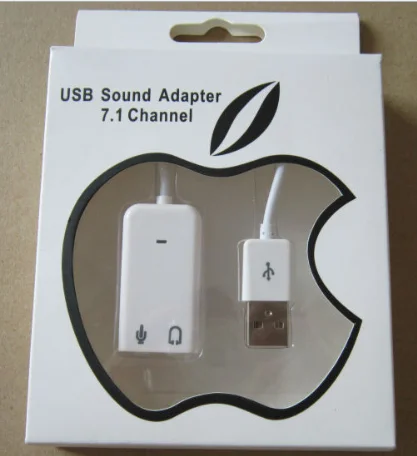 Аудио-адаптер для звуковой карты 7 1 внешний USB виртуальный канал с кабелем
