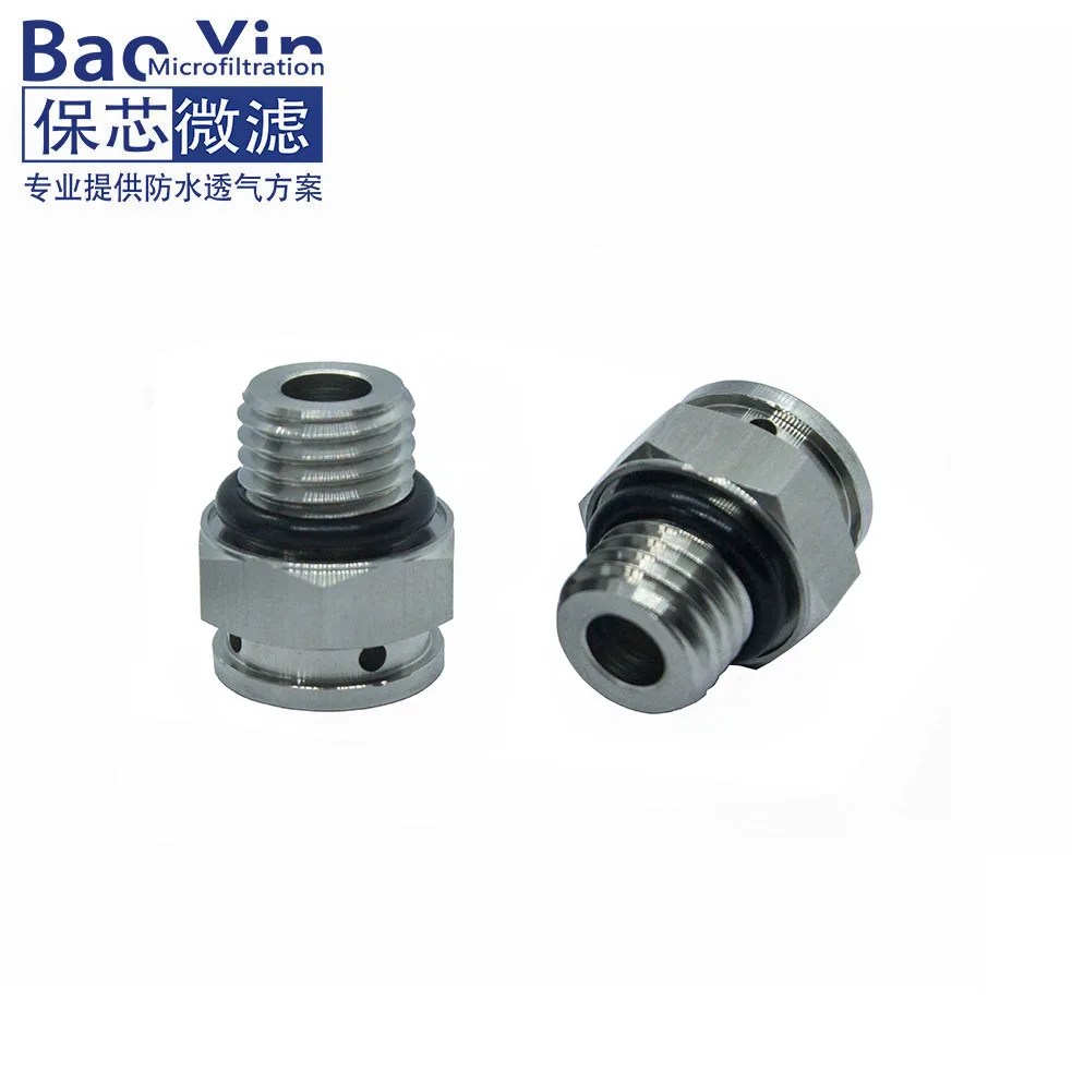 
304 Stainless Steel M12x1.75 waterproof vent plug breather 