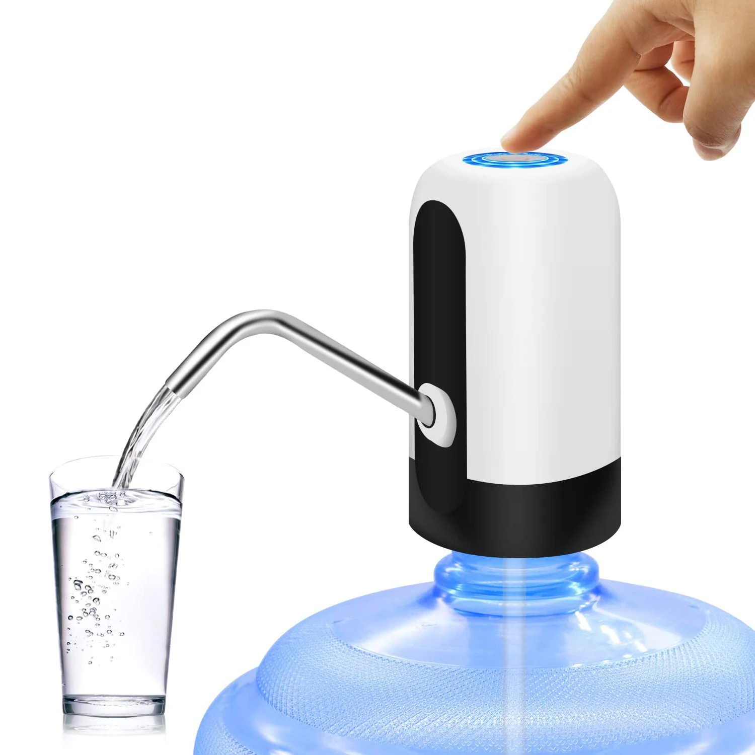 5 Gallon Water Dispenser Rechargeable Universal Water Bottle Pump Automatic Water Jug Dispenser