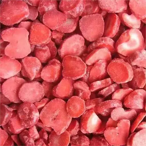 Frozen Strawberry Slices Wholesale Quick frozen high-quality strawberry slices made in China source factory