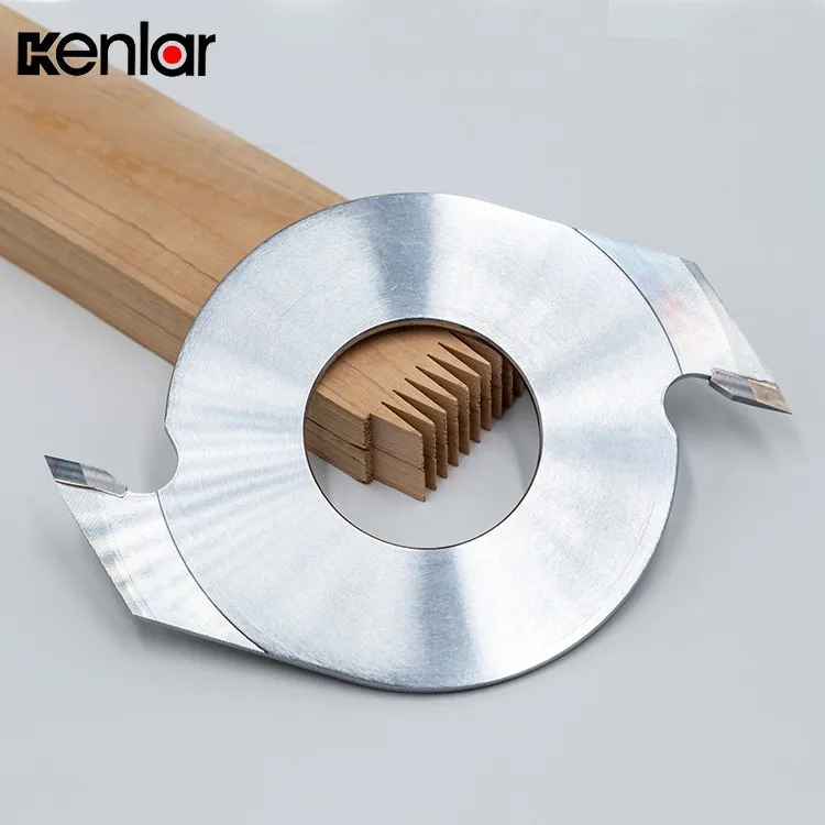 Amazon top seller 2 wings TCT wood finger joint cutter Woodworking Saw Blade  Tool