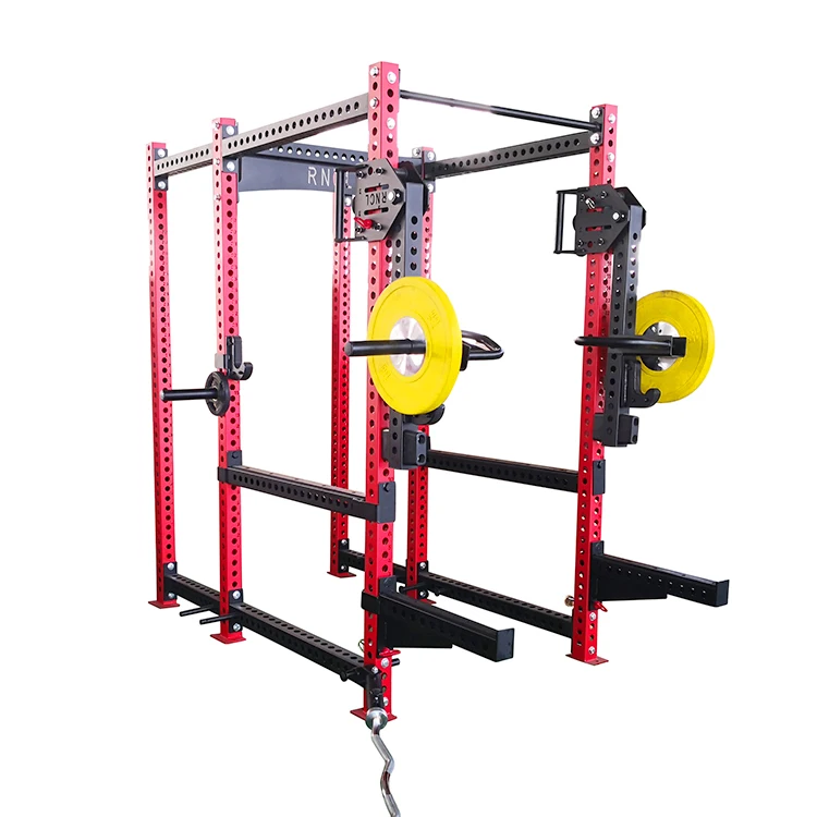Power Rack With Lat Pulldown And Landmine Power Rack Full Home Gym Power Squat Rack
