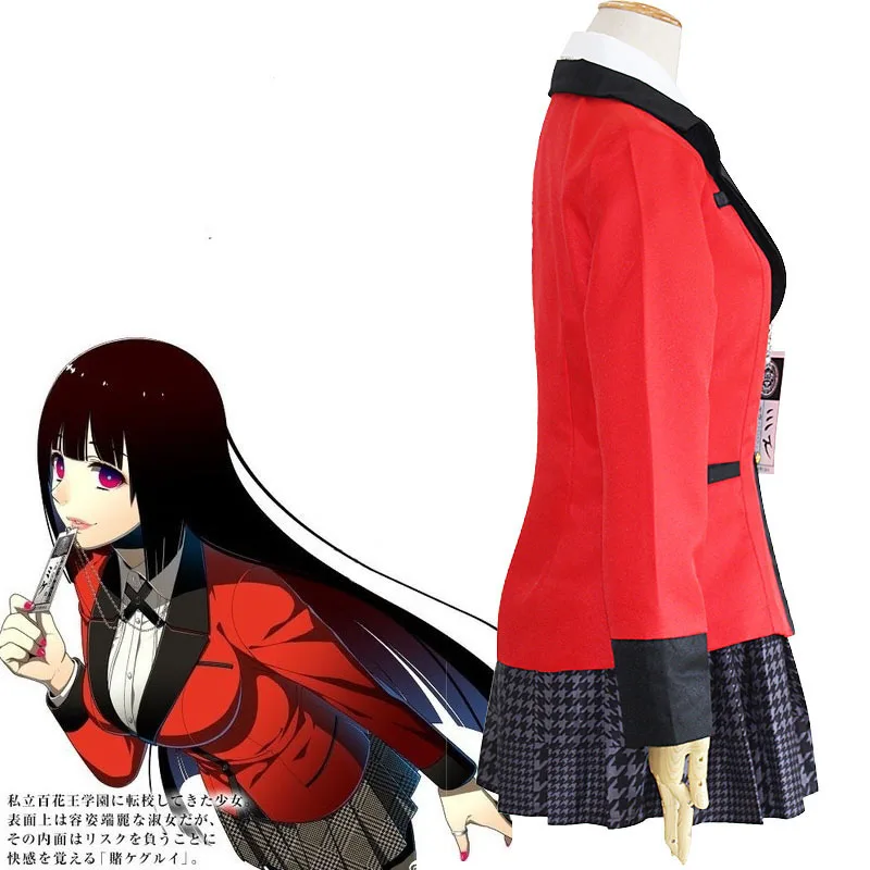  Новый дизайн Yumeko Jabami Kakegurui Косплей JK японская Униформа девочка Лолита Аниме костюмы косплей платье милое вечернее для