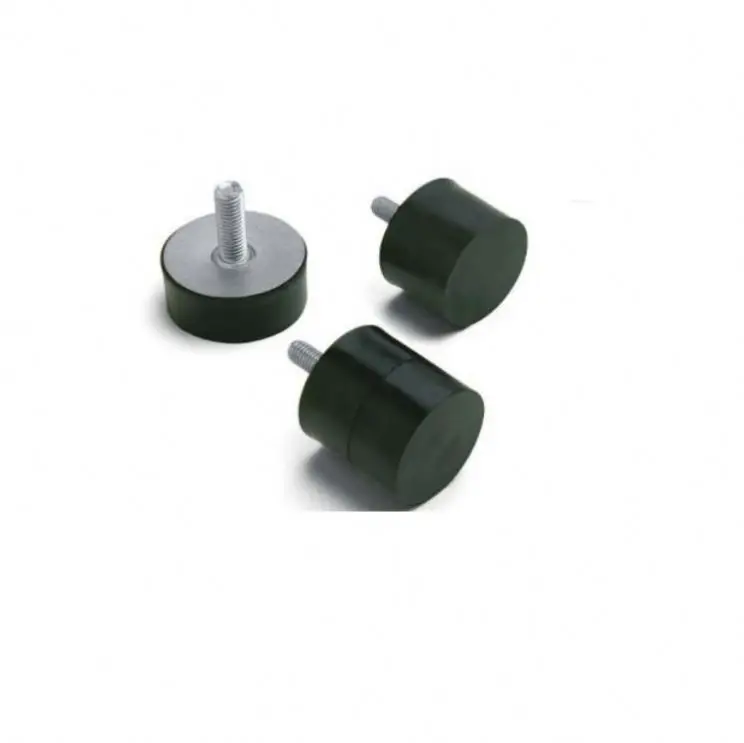 Custom Cylindrical Mount Vibration Proof Isolator Shock Absorber Neoprene Bonded Metal Rubber Feet Mounts Part
