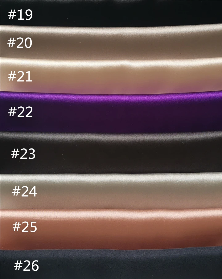 
Plain Dyed Silk Satin Fabric 16MM Spandex Fabric Satin Fabrics for sleepwear dress 