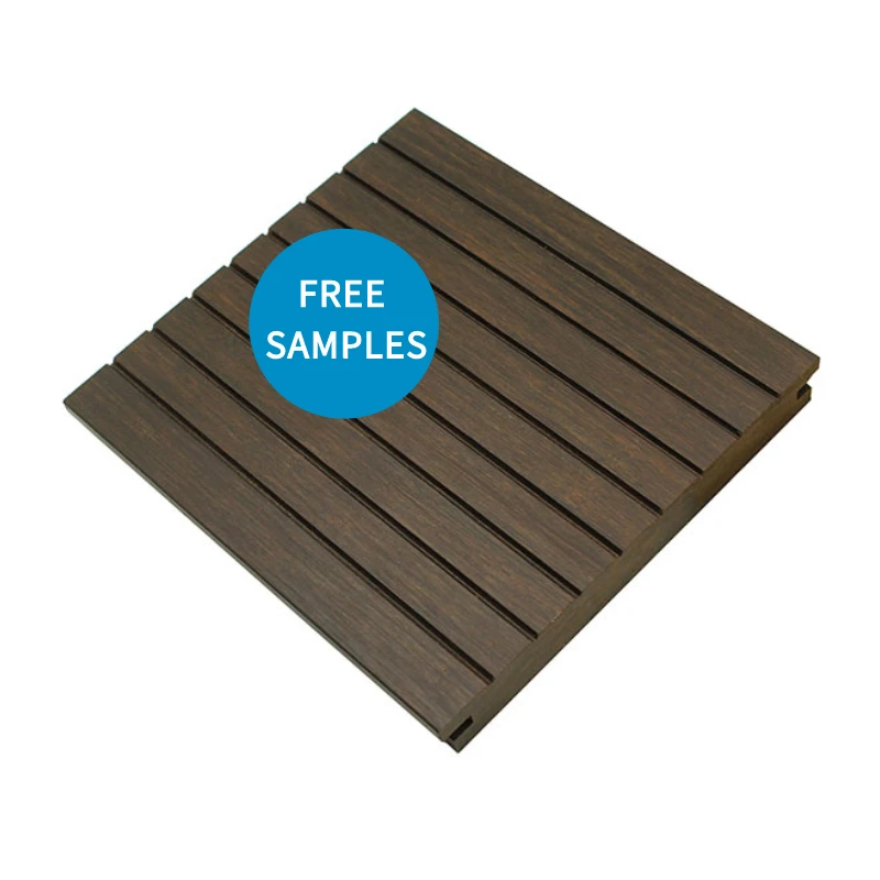 Terrace Anticorrosive Outdoor Floor Engineering Plank Road Carbonized Composite Floor