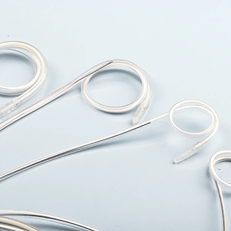Disposable Medical Consumables Tpu Polyurethane Safeed Gastrostomy Gastric Tube Nasogastric Feeding Tubes