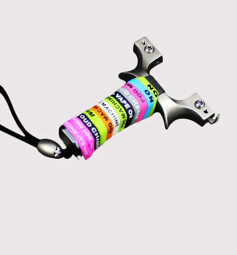 Metal slingshop Professional catapult clip flat leather catapult high back outdoor sports hunting catapult hunting slingshot