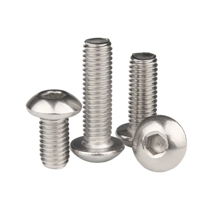 Custom Hexagon Socket Pan Button Head Machine Screw M2 M2.5 M3 M3.5 M4 M5 M6 M8 M10 Allen Socket Bolt