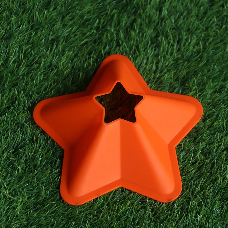 Basketball Football disc cone set of 10 pieces Star Shape Soccer Training marker agility disc cones for soccer training