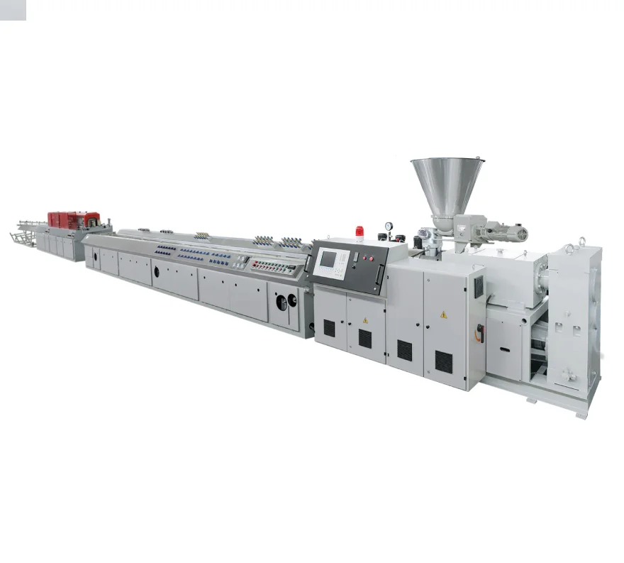 Широко используемая Экструзионная линия из ПВХ, экструзионная трубка из ПВХ, мягкая трубка из НПВХ, Экструзионная линия для изготовления труб