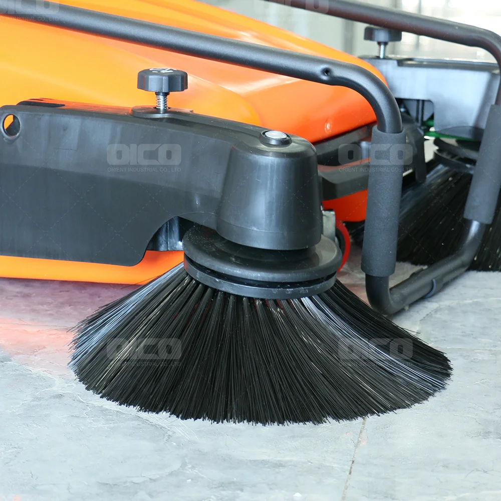 OR-MS-92S  warehouse vacuum sweeper manual sweeper machine parking lot vacuum sweepers