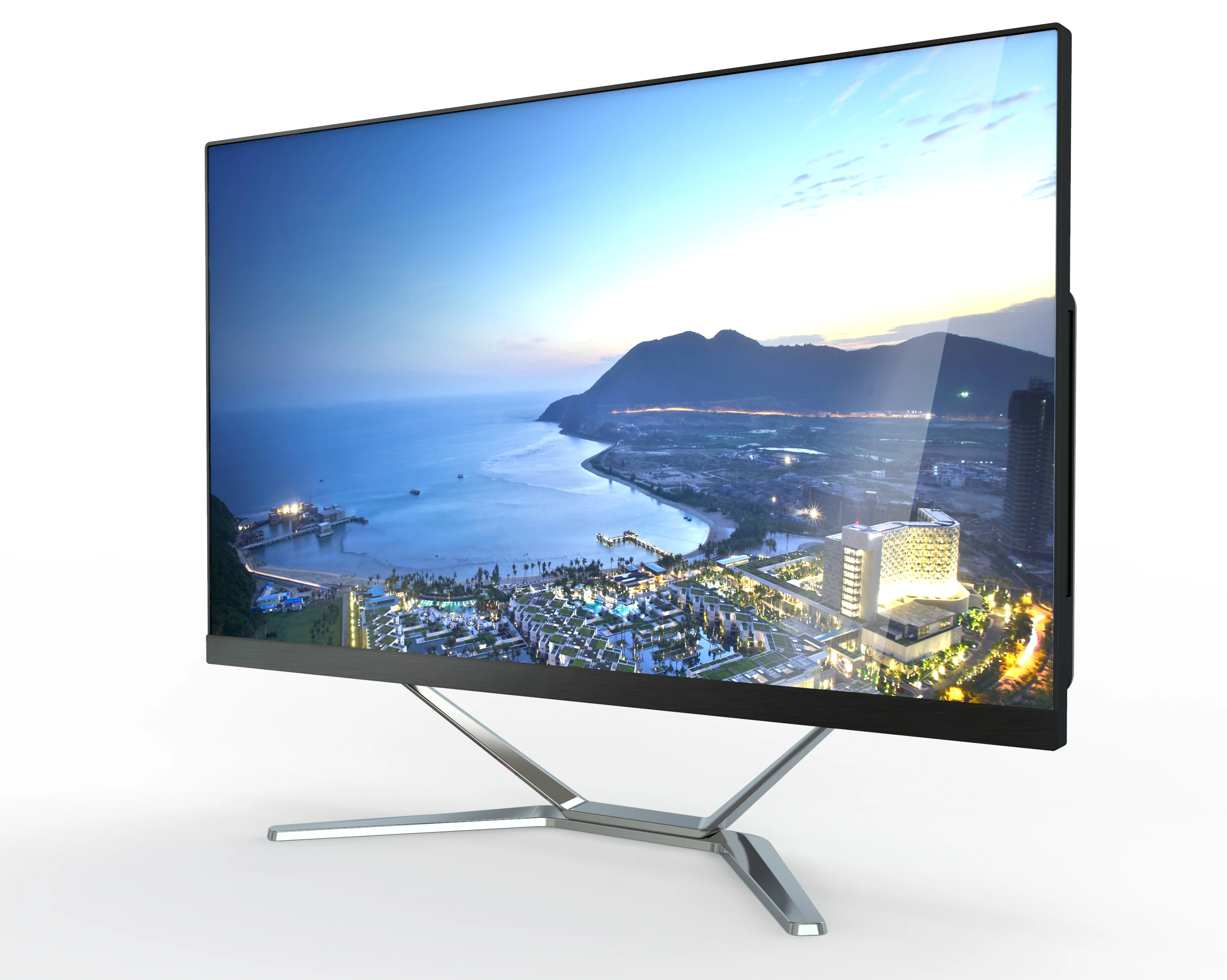 21.5inch  Business Laptop Core I3 I5 I7 AIO PC For Office Gaming Monoblock Desktop Barebone All In One Computer