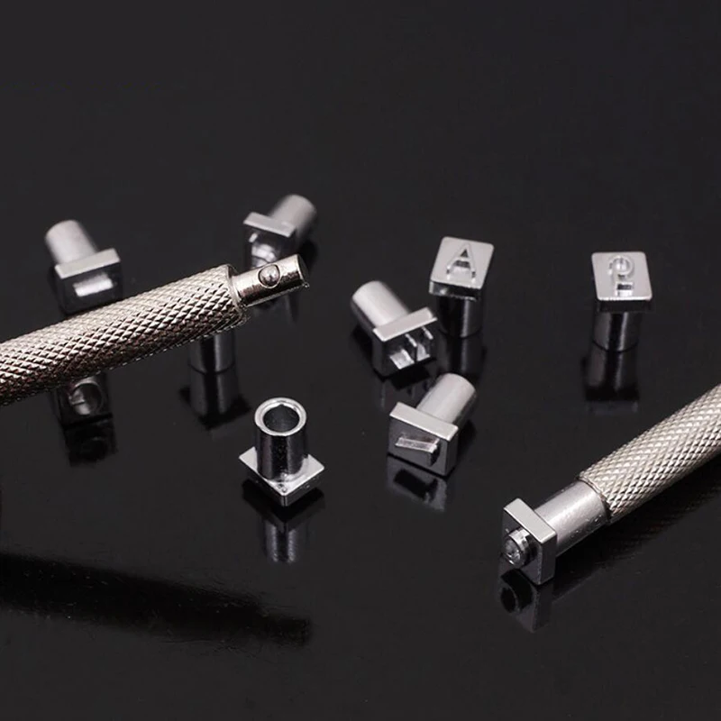 Высококачественные инструменты для работы с кожей Алфавит 36 шт./компл.