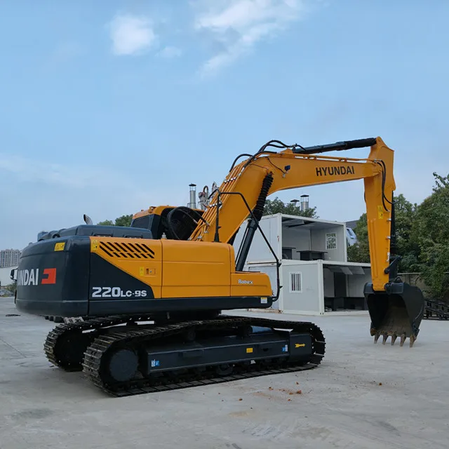 High Quality Used Excavators Hyundai 220LC-9S Korean Original Hydraulic Excavators Second Hand Korean Original Heavy Equipment