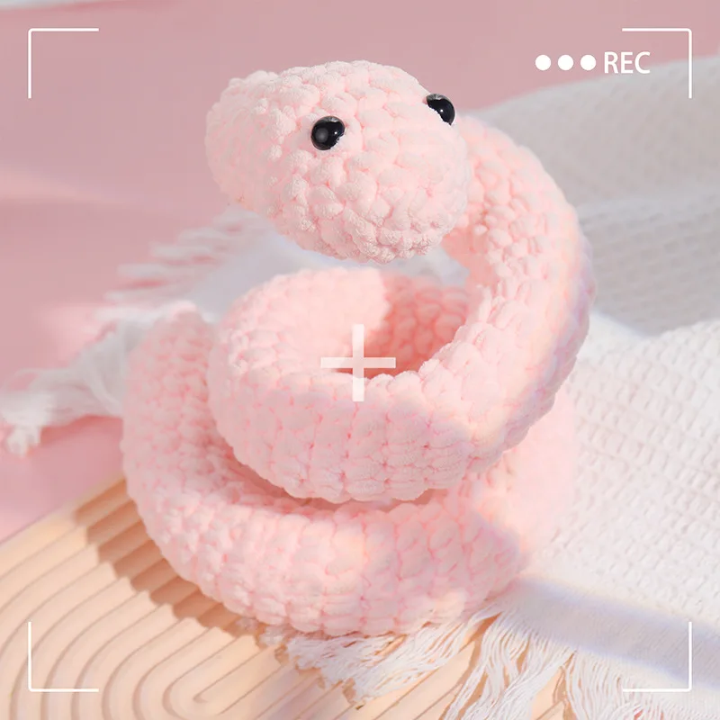 Customizable Crochet Animal Kit Amigurumi Crochet Doll with Video Crochet Kit for Beginners DIY Craft GIft