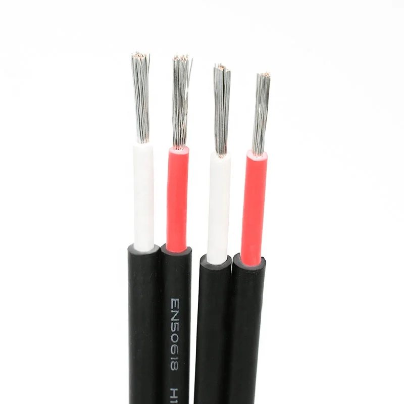 Dual Wall Insulation 10awg Enameled Copper Wire 6mm2 xlpe/xlpo Cable Price Oil Resist PV DC Solar Wire Cable