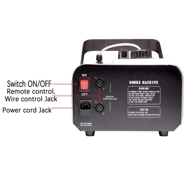 Professional Smoke Machine 1500W Special Effect Spray Smoke Fog Stage Equipment Machine For Wedding