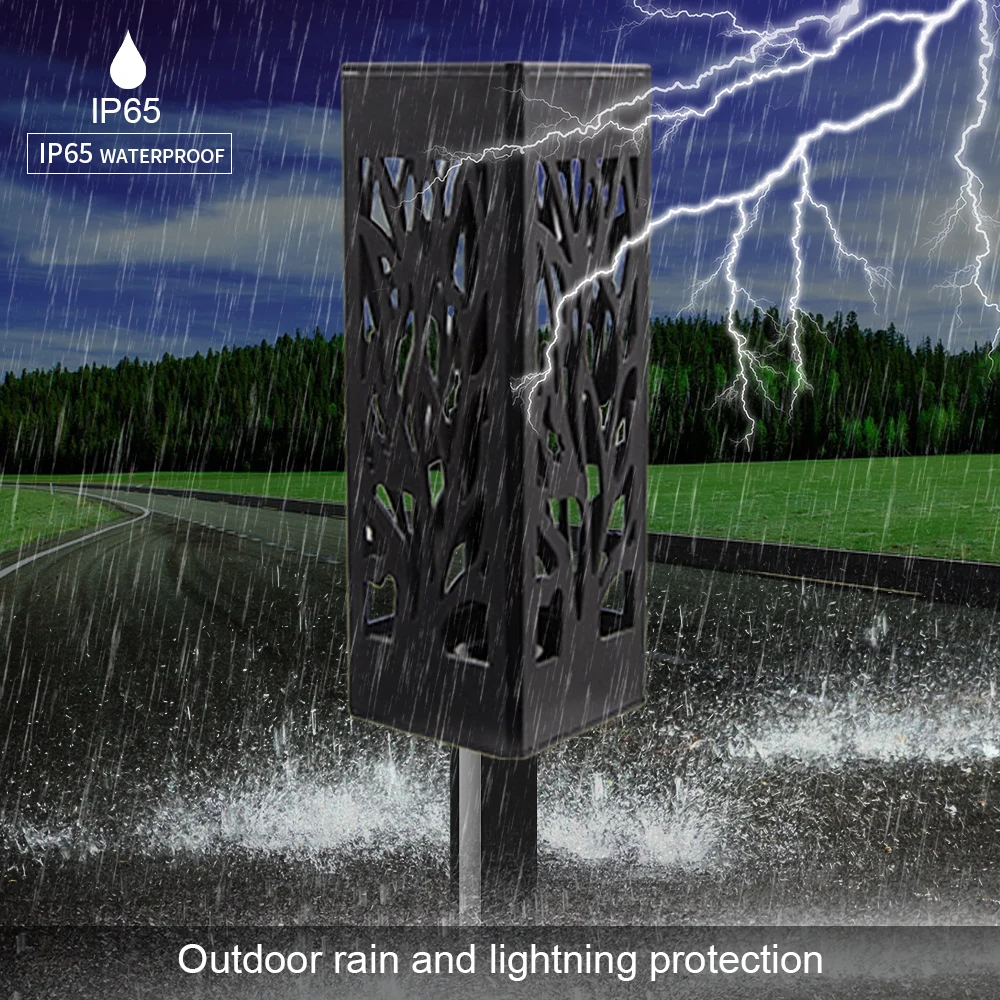 Уличные Ландшафтные декоративные водонепроницаемые садовые фонари для дорожек на солнечной батарее