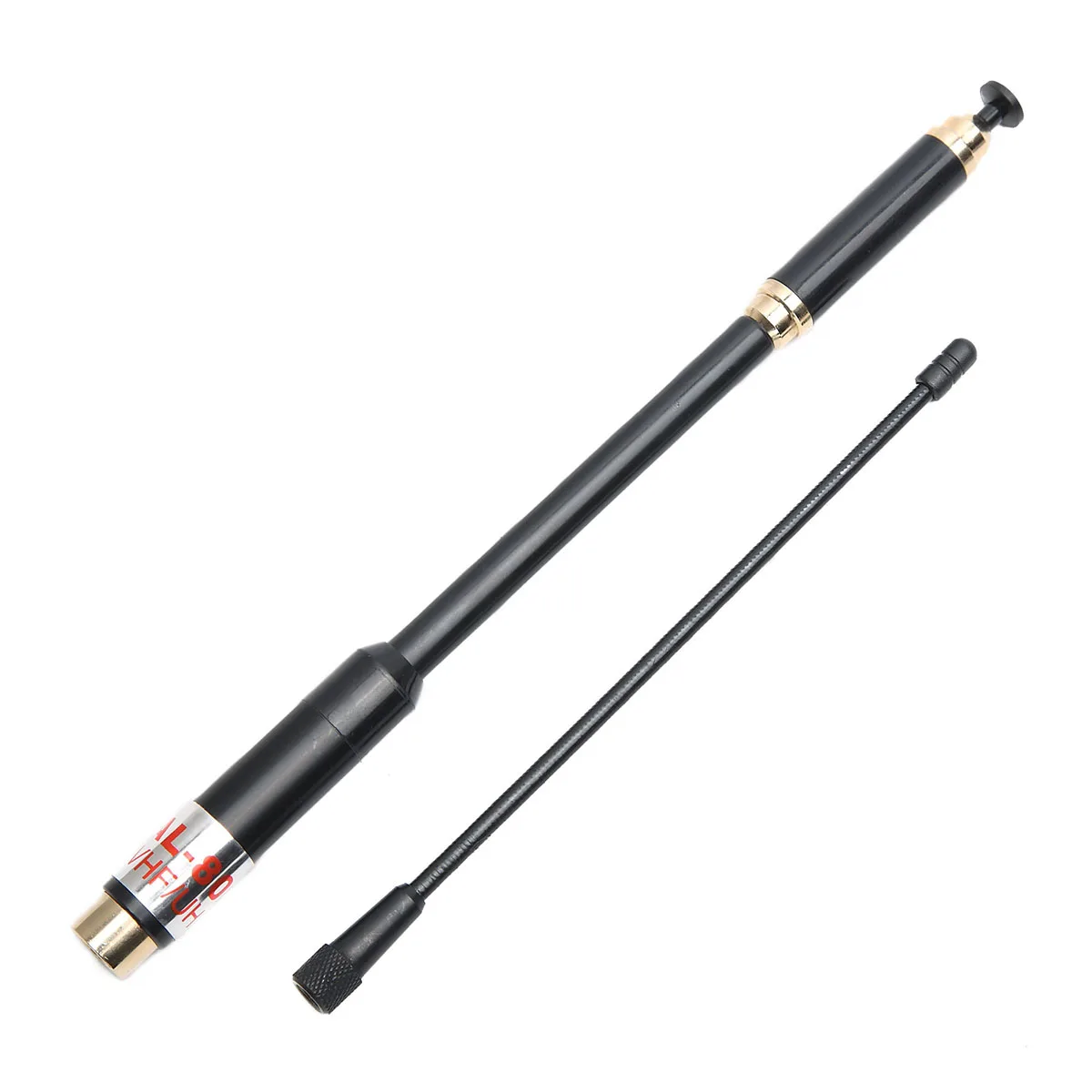 Урожай AL-800 SMA-M мужской Dual Band U/V 144/430 МГц телескопическая антенна для Baofeng Yaesu TYT TH-UV8000D/ Wouxun KG-UV8D/9D радио