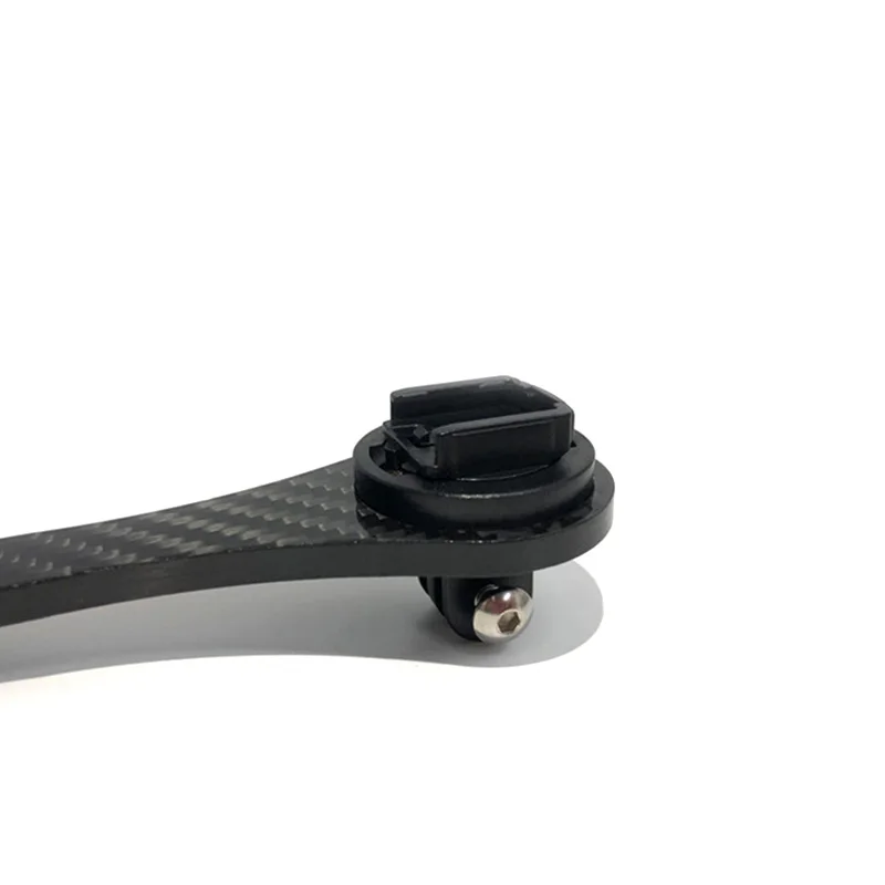 Carbon Fiber Bike Bent Handlebar Computer Holder of MTB Road Bicycle Computer Camera Mount Extender support bryton rider 31.8mm