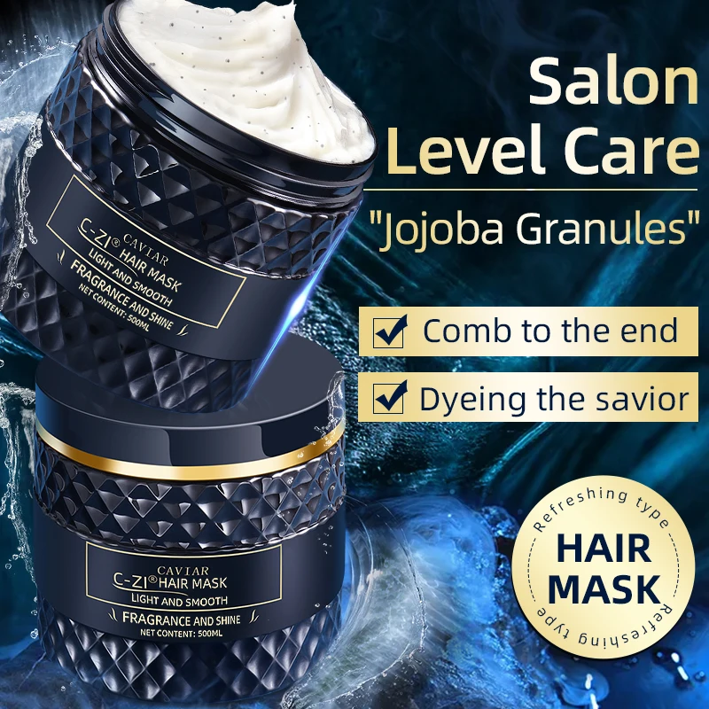 Collagen Caviar Smoothing Nourishing Hair Conditioner Mask Peptides Hair Treatment Repair Hair Masque