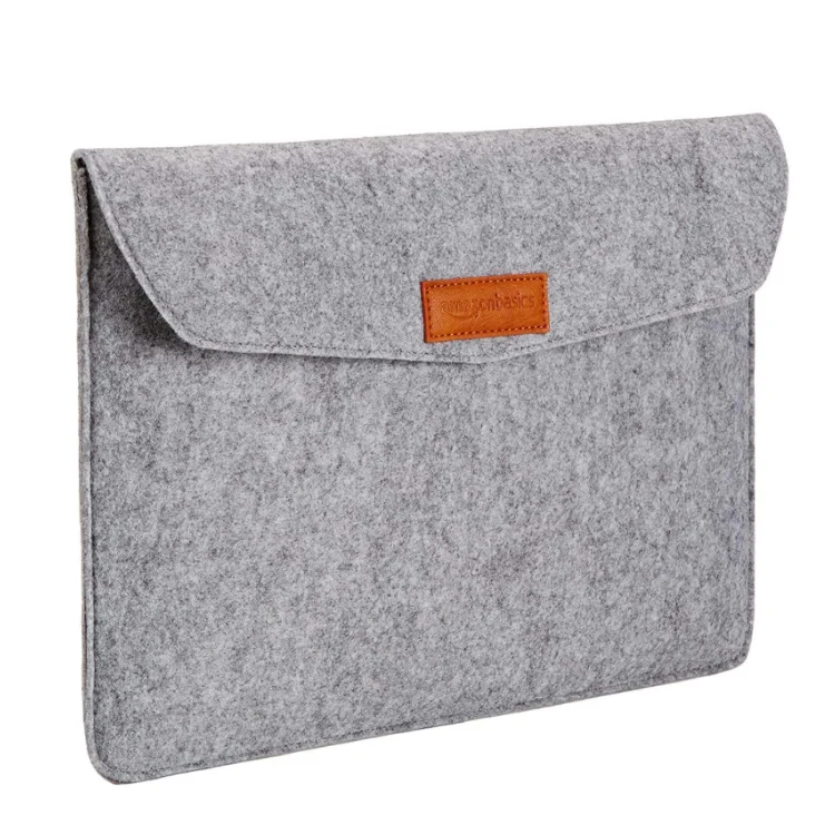 Portable felt lightweight 11 13 15 inch laptop sleeves for commercial use