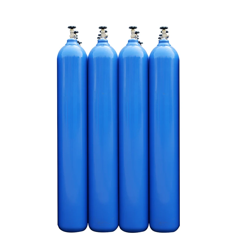 Hot  selling High Pressure 50L Liter 150Bar Empty Medical Oxygen Cylinder For Industrial and Medical Gases