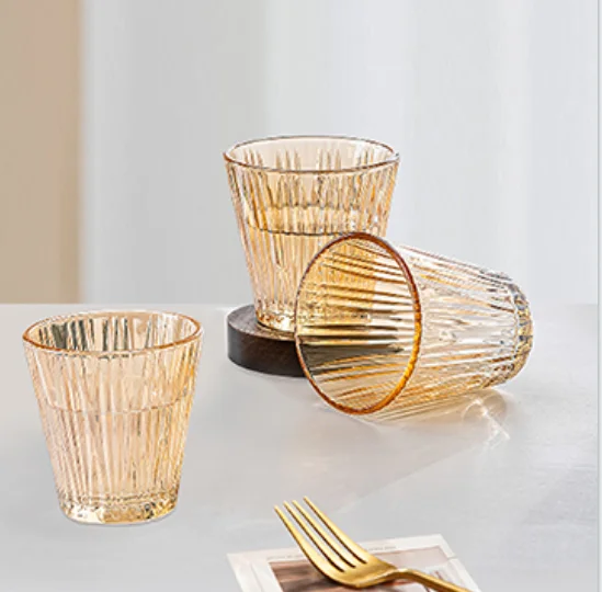 Tea cup set bulk buying high quality glasses drink cup glass water juice tea coffee cup set