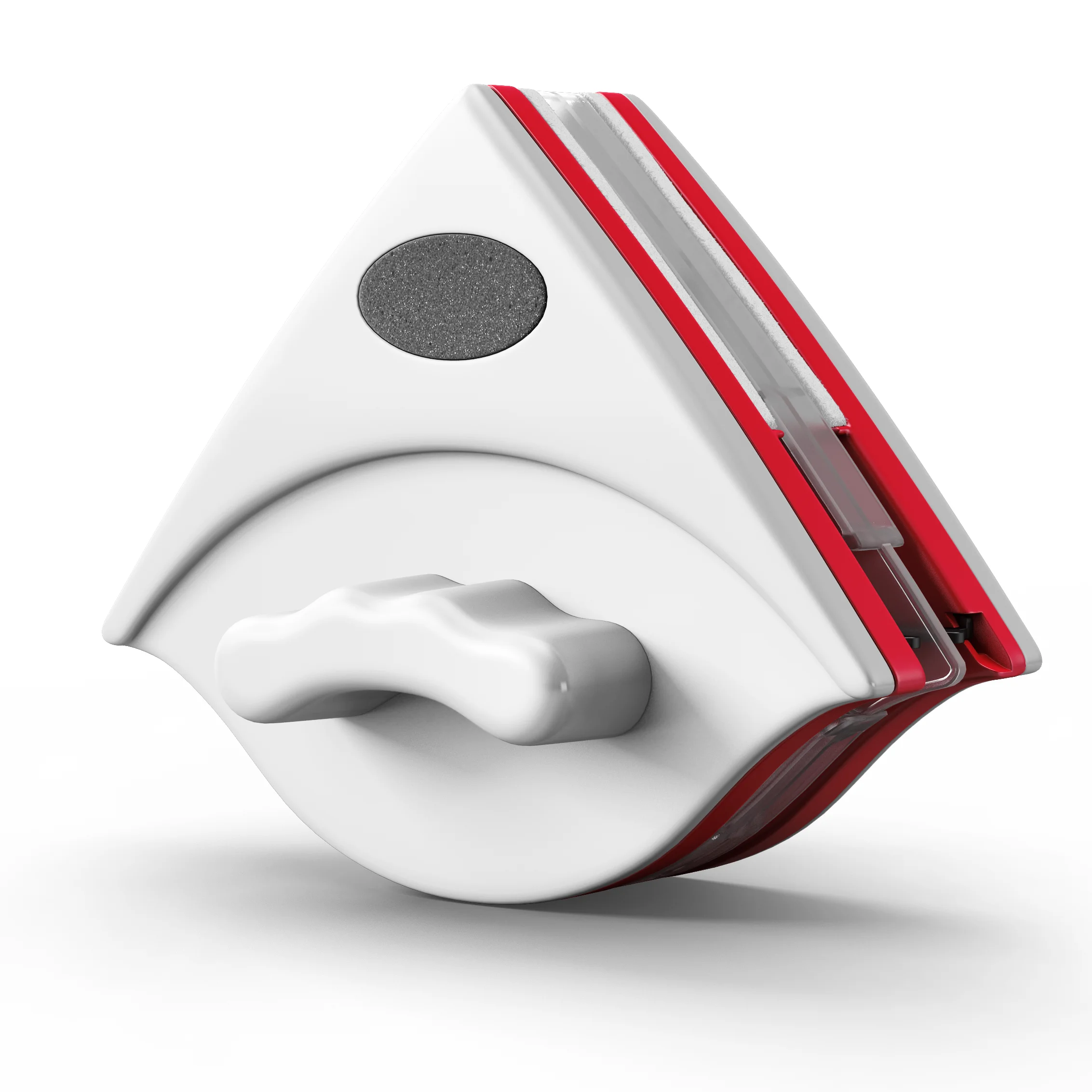 Двустороннее магнитное средство для очистки стекла, однослойное стекло