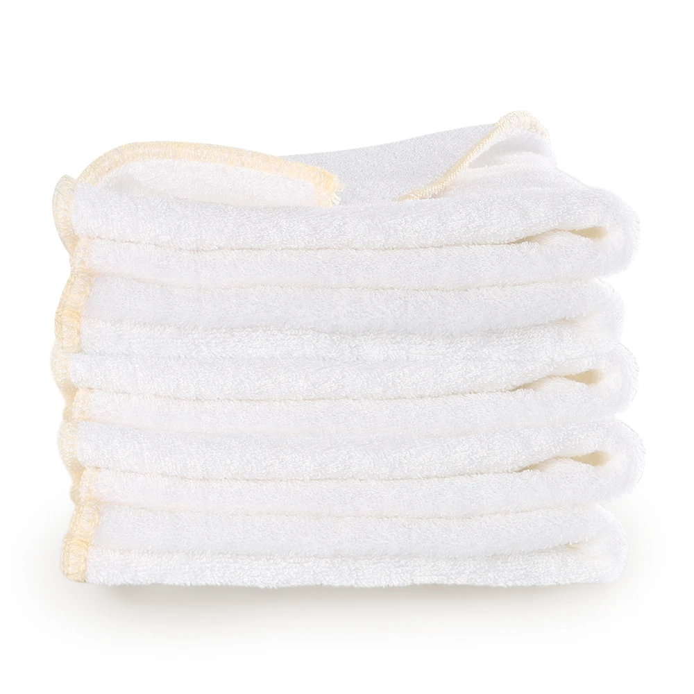 Wholesale Natural Eco Friendly Fabric Household Washing Towel Bamboo Fiber Kitchen Cleaning Rags Dishcloth Towel