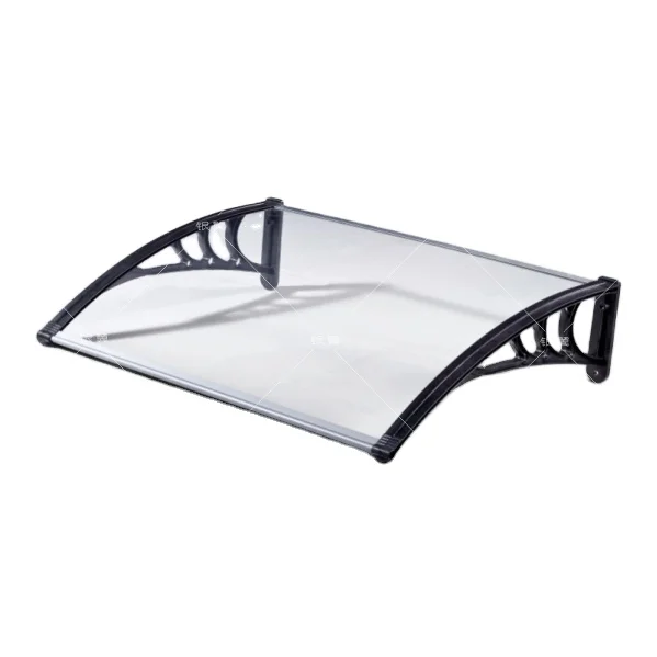 Polycarbonate awning material canopy designs for door and window