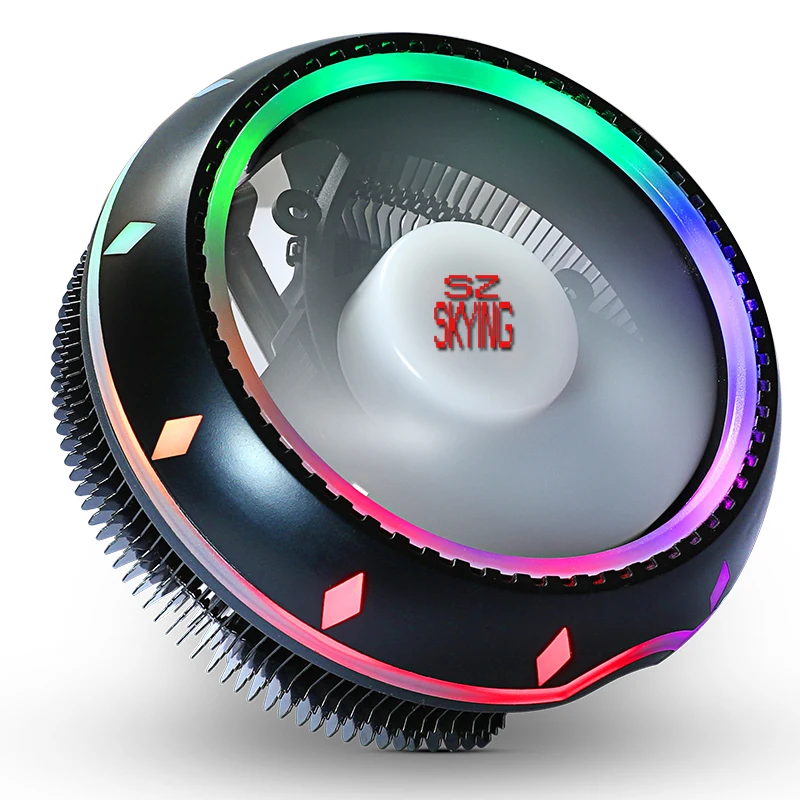 Заводское производство различные кулеры для ЦП RGB компьютерный охлаждающий вентилятор
