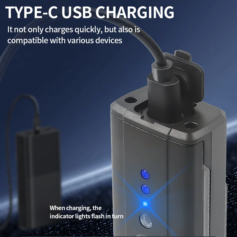 Outdoor Riding Super Bright LED Bike Light By-wire Horn Portable Bike Front Light Waterproof Rechargeable Bicycle Bike Lamp