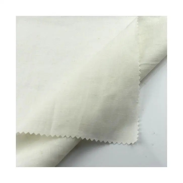 
20S*20S 125gsm off white factory price PFD 85% rayon 15% linen fabric 