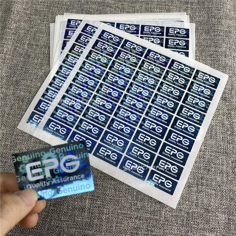 japanese decorative customizable logo high quality self adhesive decal sheet 100pcs printable inkjet holographic sticker paper