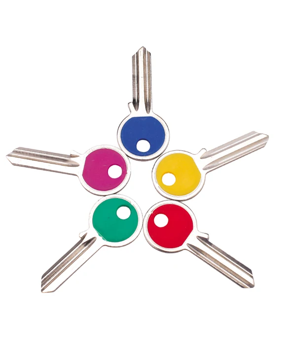 UL050 brass key promotional plastic color key blank