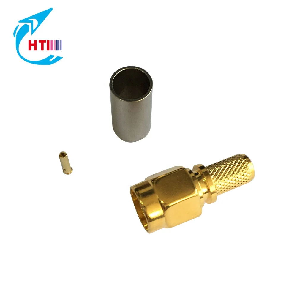 High quality SMA PLUG MALE  Connector For RG316 And RG174 Cable