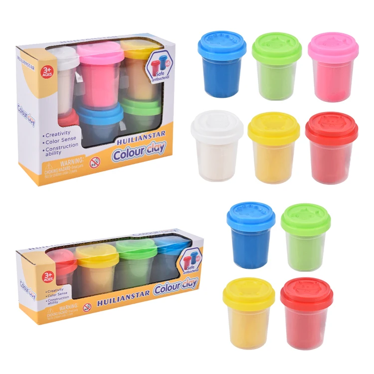 AKIA  color clay toys for kids plasticine model children natural diy playdough play dough