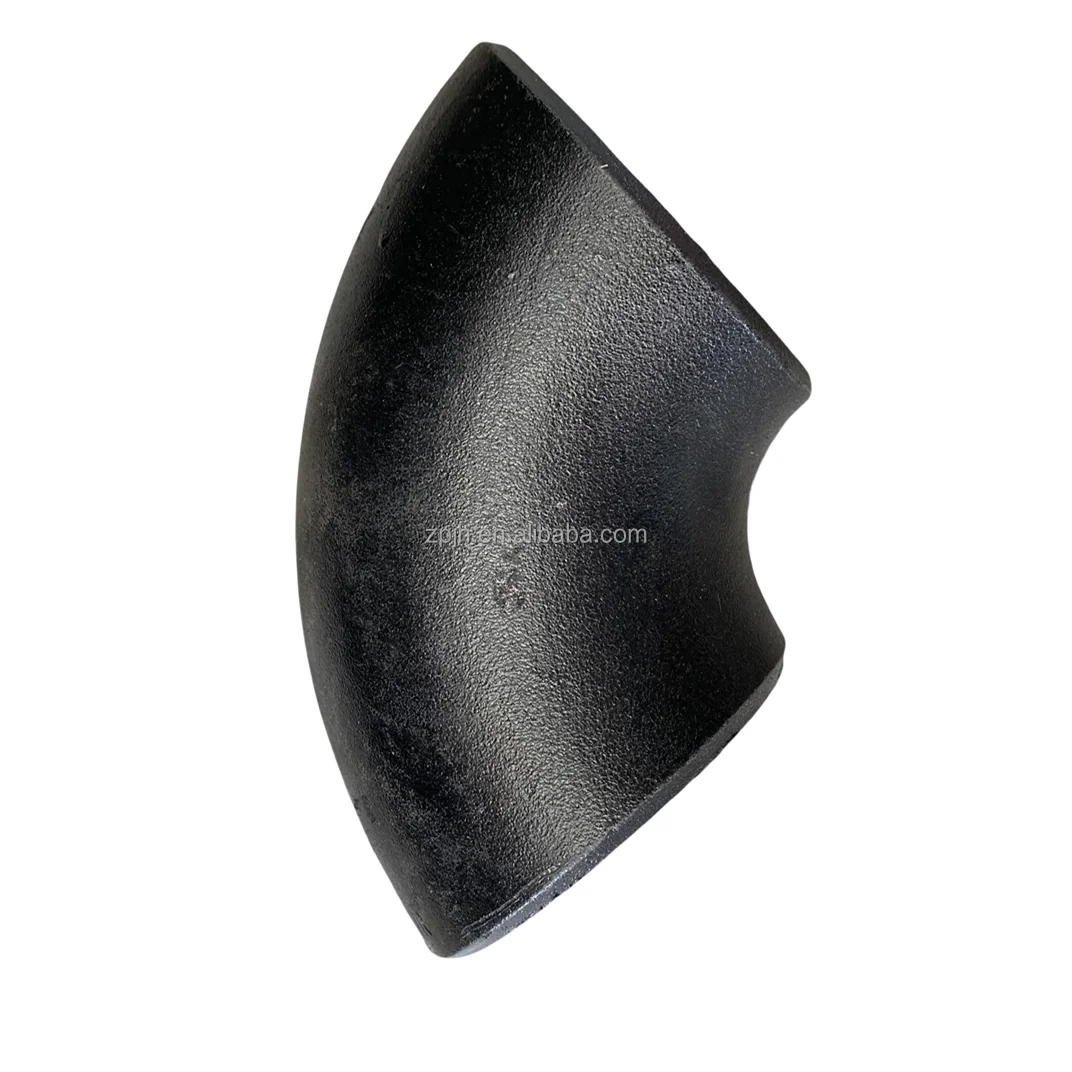 CS ASME B16.9 Short Radius 90deg Steel pipe Elbow SCH40