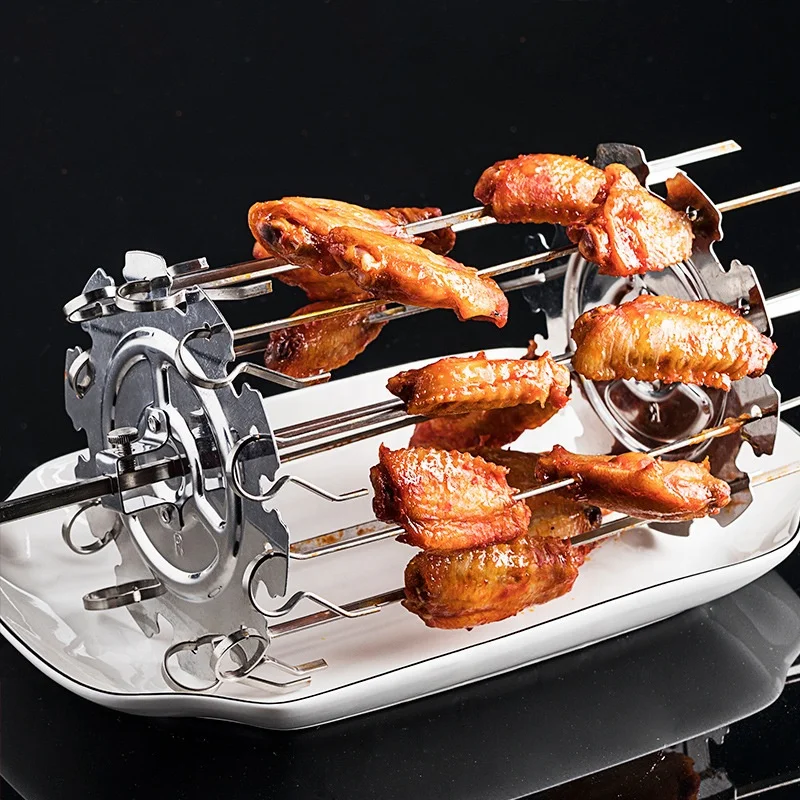 Factory direct power oven stainless steel skewer cage roast skewer cage roast mutton skewer cage 15 sets of assembly