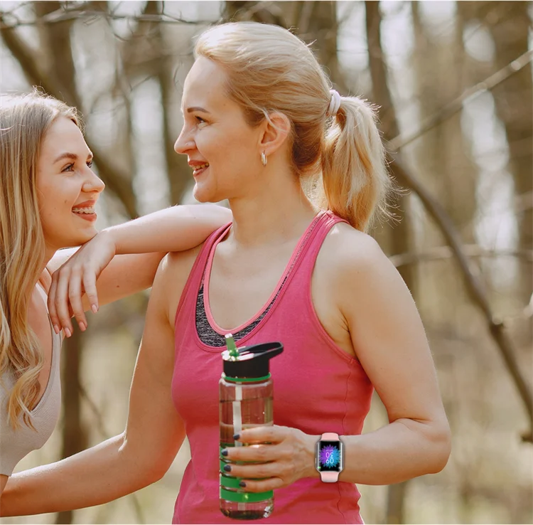 New products smartwatch T68 Pro phone call music heart rate full Curved screen true body temperature waterproof Smart Watch T68