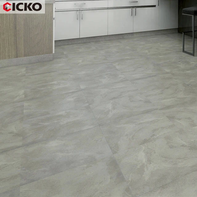 1.5mm light grey Marbles LVT vinyl flooring self adhesive Hot Sale vinyl flooring tile Waterproof PVC floor    for hotel