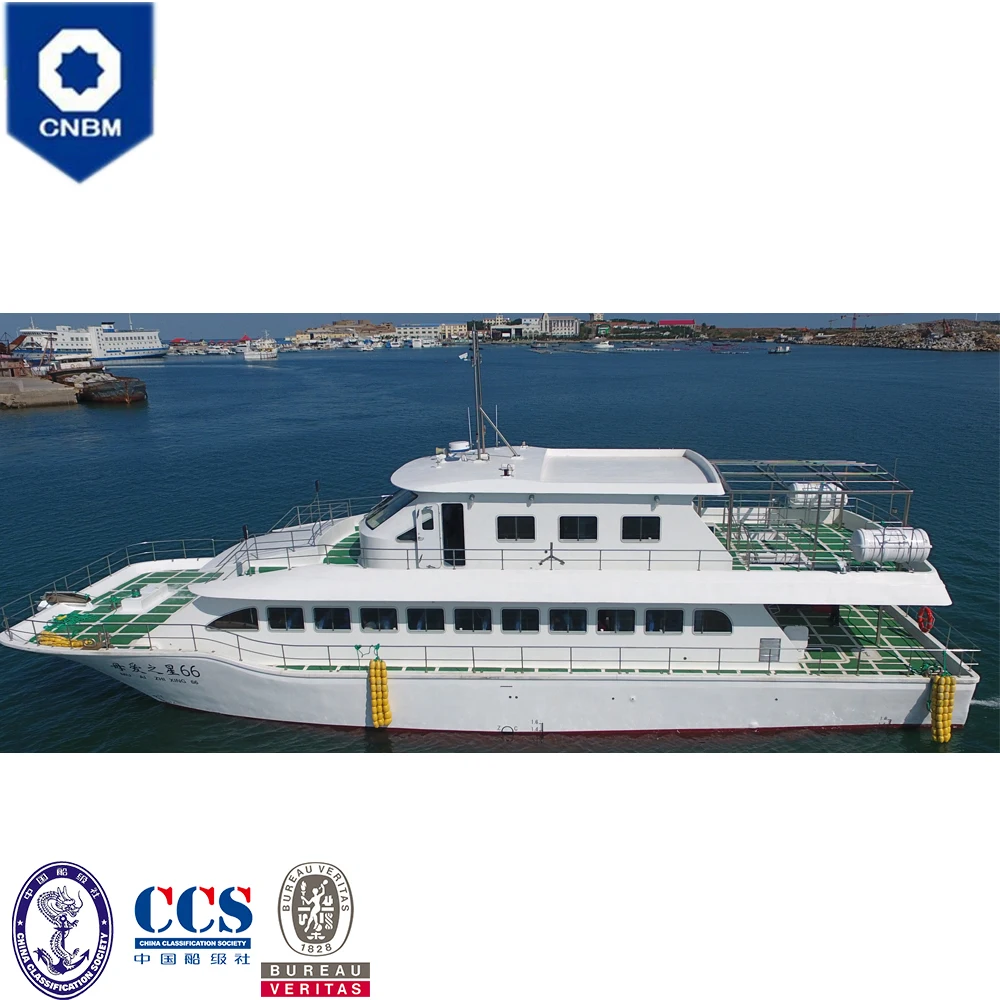 
25m FRP Catamaran passenger boat tour boat Water sightseeing bimotored 